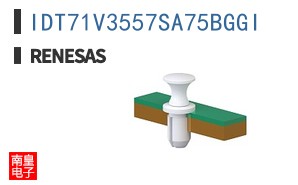 IDT71V3557SA75BGGI
